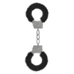 Ouch! Menottes Fourrure Métalliques Noire